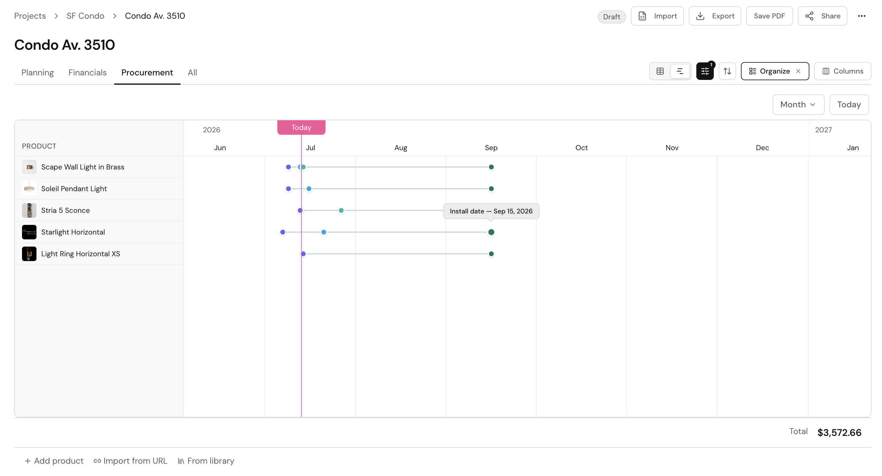 From specified to paid, in one pipeline