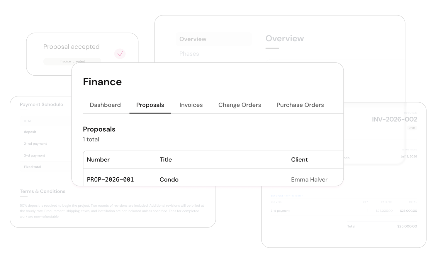 Close the loop from schedule to payment